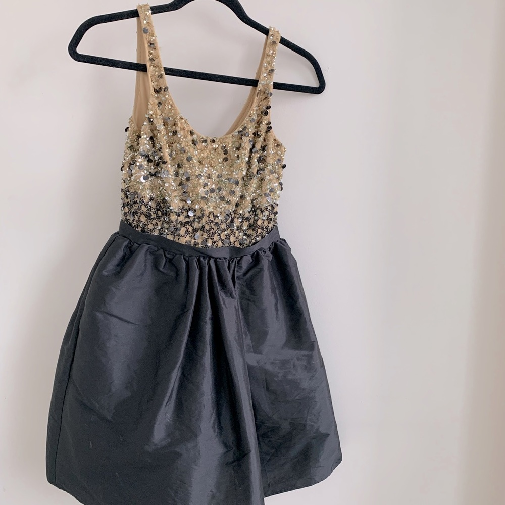 Marciano Beaded Sequin Cocktail Dress